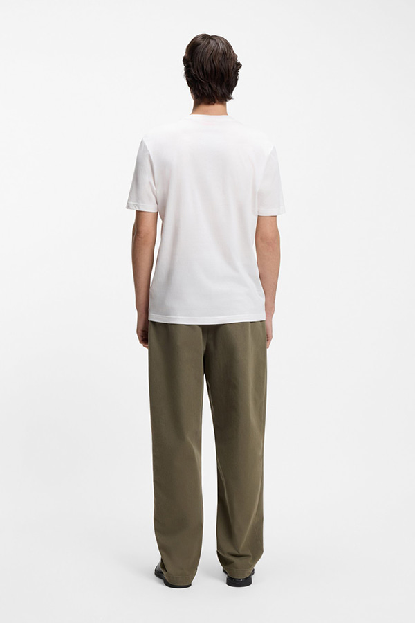 ΜΠΛΟΥΖΑ T-SHIRT HUGO - 102 ΛΕΥΚΟ